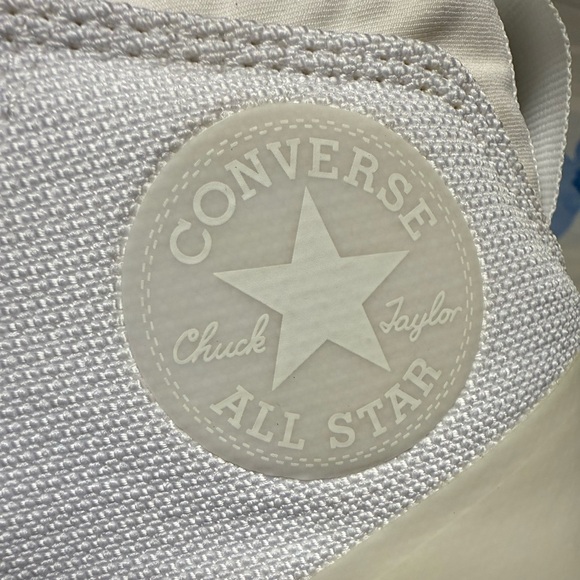 NIB Converse AllStar Chuck Taylor Syde Street Mid white sneakers Men 10 Women 12 - Picture 13 of 15